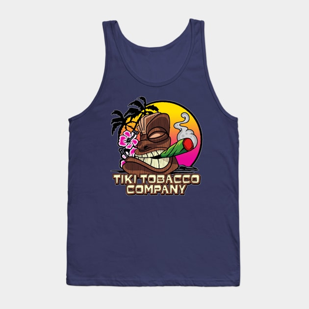 TikI Tobacco Company Tank Top by Digitanim8tor